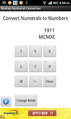 Darksteel Software - Roman Numeral Converter